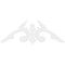 Ekena Millwork Pitch Milton Architectural Grade PVC Gable Pediment, 60"W x 25"H x 1"P (10/12) GPP060X025X100MIL - alternate 3